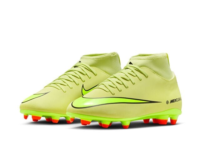 NIKE JR MERCURIAL SUPERFLY 10 CLUB FG/MG Genç Çoklu Çim Zemin Kramponu FQ8318-300 Yeşil