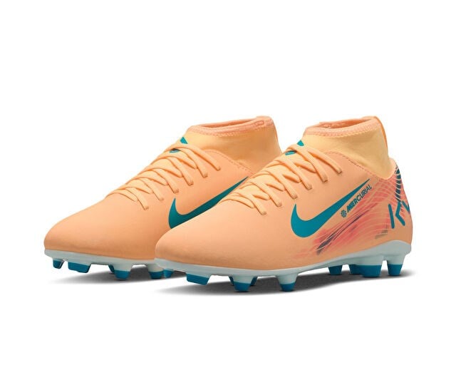 NIKE JR MERCURIAL SUPERFLY 10 CLUB KM FG/MG Genç Çoklu Çim Zemin Kramponu HF6283-801 Turuncu