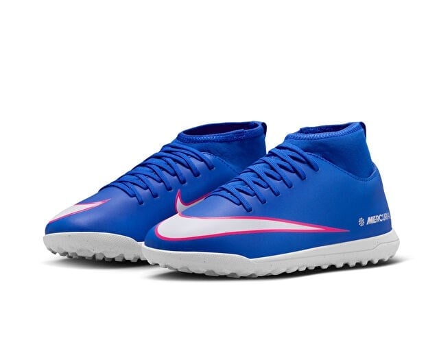 NIKE JR MERCURIAL SUPERFLY 10 CLUB TF Genç Halı Saha Ayakkabısı FQ8313-446 Mavi