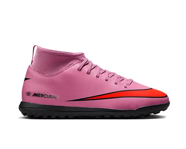 NIKE JR MERCURIAL SUPERFLY 10 CLUB TF Genç Halı Saha Ayakkabısı FQ8313-600 Kırmızı