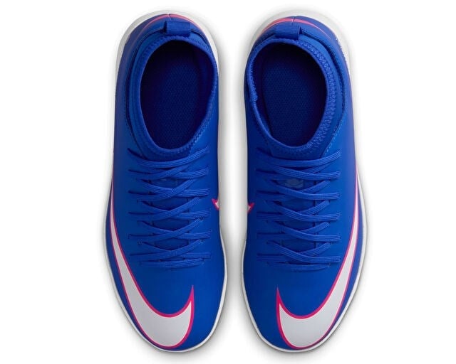 NIKE JR MERCURIAL SUPERFLY 10 CLUB TF Genç Halı Saha Ayakkabısı FQ8313-446 Mavi