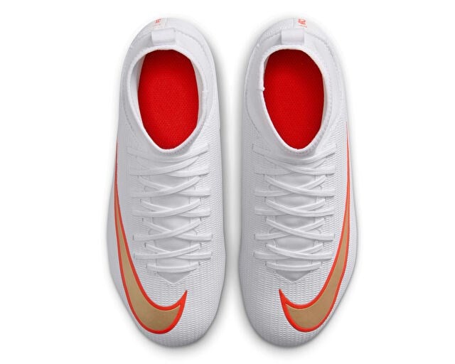NIKE JR MERCURIAL SUPERFLY 11 CLUB FG/MG Genç Çoklu Çim Zemin Kramponu IO1552-100 Beyaz