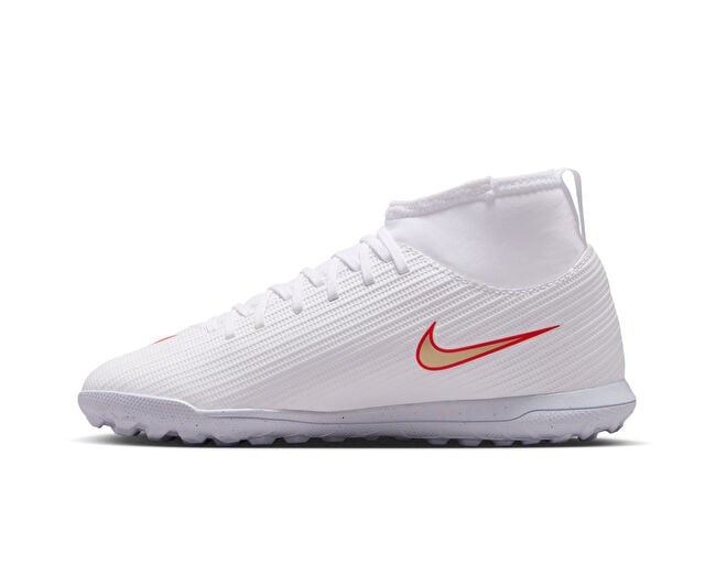 NIKE JR MERCURIAL SUPERFLY 11 CLUB TF Genç Halı Saha Ayakkabısı IO1554-100 Beyaz