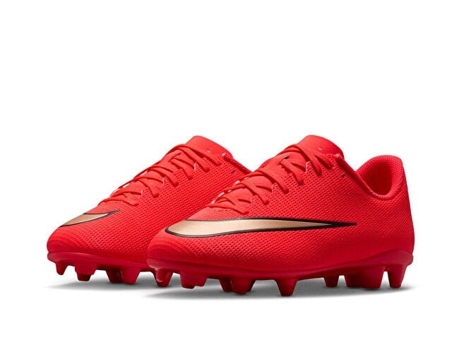 NIKE JR MERCURIAL VAPOR 17 CLUB FG/MG Genç Çoklu Çim Zemin Kramponu IO1487-600 Kırmızı