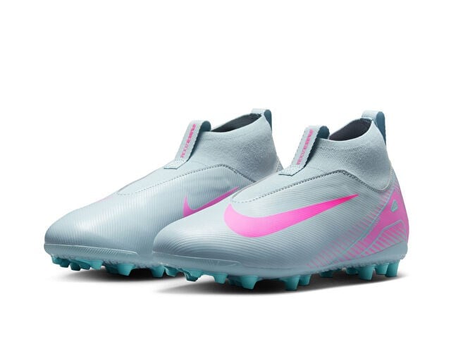 NIKE JR MERCURIAL ZOOM SUPERFLY 10 ACADEMY AG Genç Sert Zemin Kramponu FQ8308-301 Mavi