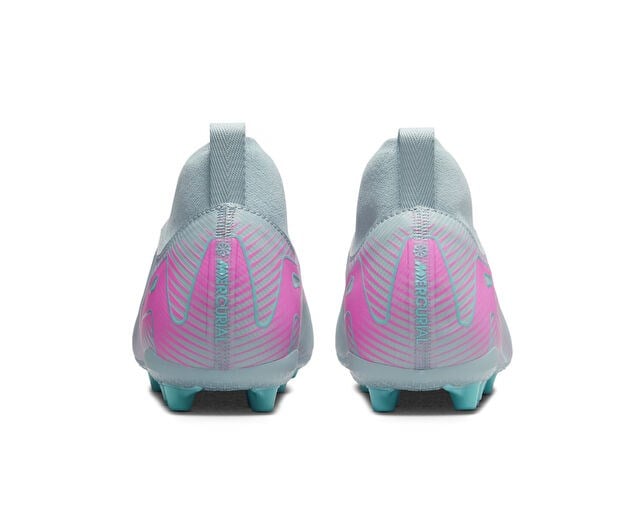 NIKE JR MERCURIAL ZOOM SUPERFLY 10 ACADEMY AG Genç Sert Zemin Kramponu FQ8308-301 Mavi