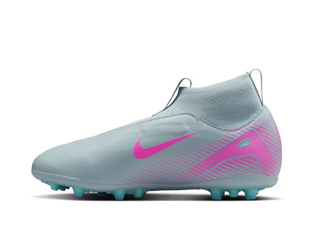 NIKE JR MERCURIAL ZOOM SUPERFLY 10 ACADEMY AG Genç Sert Zemin Kramponu FQ8308-301 Mavi