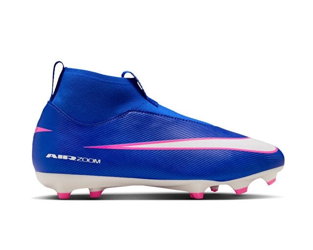 NIKE JR MERCURIAL ZOOM SUPERFLY 10 ACAD FGMG Genç Çoklu Çim Zemin Kramponu FQ8304-446 Mavi