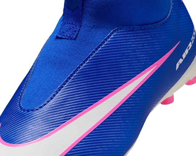 NIKE JR MERCURIAL ZOOM SUPERFLY 10 ACAD FGMG Genç Çoklu Çim Zemin Kramponu FQ8304-446 Mavi