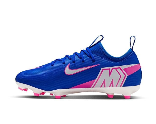 NIKE JR MERCURIAL ZOOM VAPOR 16 ACADEMY FG/MG Genç Çoklu Çim Zemin Kramponu FQ8392-446 Mavi