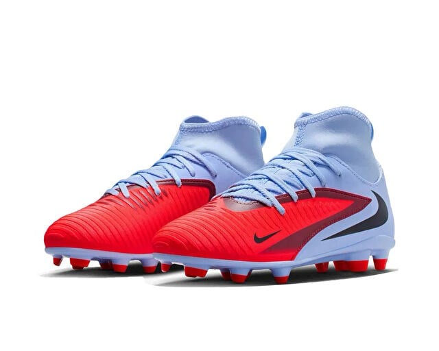 NIKE JR PHANTOM 6 HIGH CLUB FG/MG Genç Çoklu Çim Zemin Kramponu HQ2022-400 Mavi