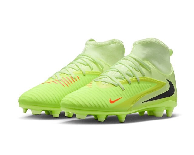 NIKE JR PHANTOM 6 HIGH CLUB FG/MG Genç Çoklu Çim Zemin Kramponu HQ2022-800 Turuncu