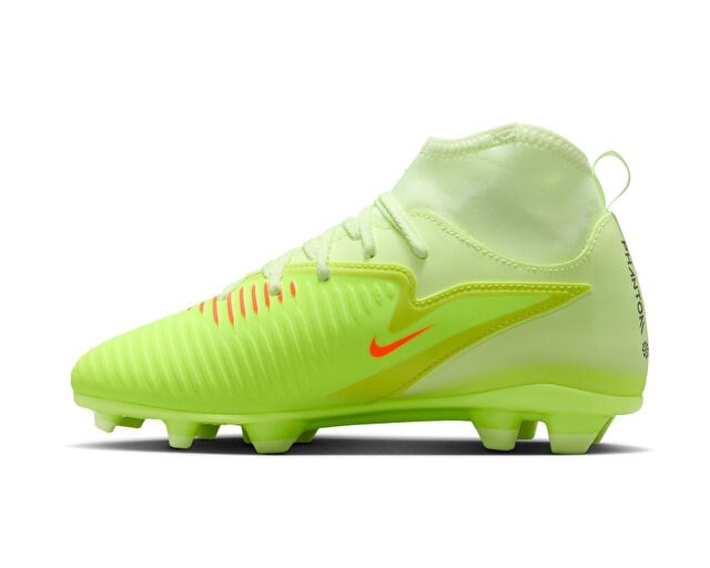 NIKE JR PHANTOM 6 HIGH CLUB FG/MG Genç Çoklu Çim Zemin Kramponu HQ2022-800 Turuncu
