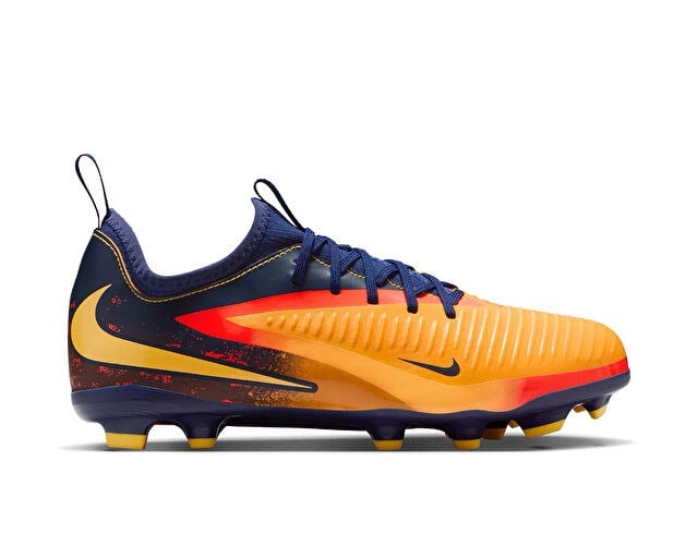 NIKE JR PHANTOM 6 LOW ACAD FG/MG EH Genç Çoklu Çim Zemin Kramponu HQ2032-800 Turuncu