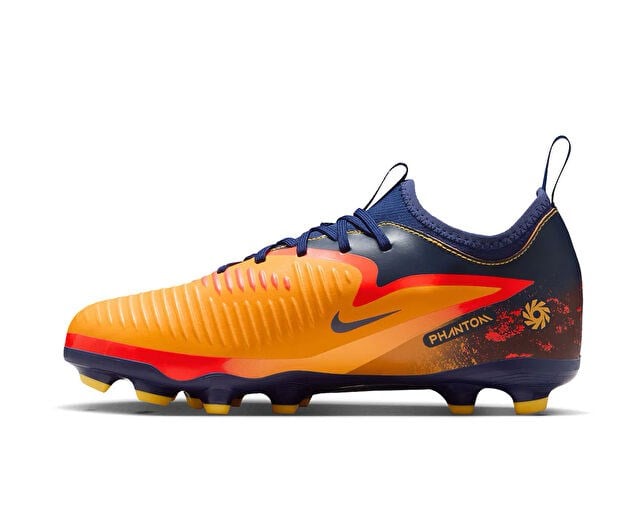 NIKE JR PHANTOM 6 LOW ACAD FG/MG EH Genç Çoklu Çim Zemin Kramponu HQ2032-800 Turuncu