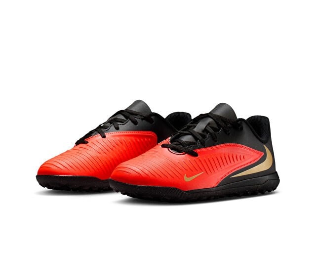 NIKE JR PHANTOM 6 LOW CLUB TF Genç Halı Saha Ayakkabısı HQ2006-600 Kırmızı