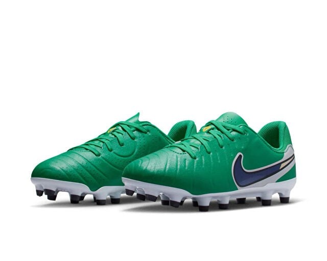 NIKE JR TIEMPO LEGEND 10 ACADEMY FG/MG LV8 Genç Çoklu Çim Zemin Kramponu HJ7190-300 Yeşil