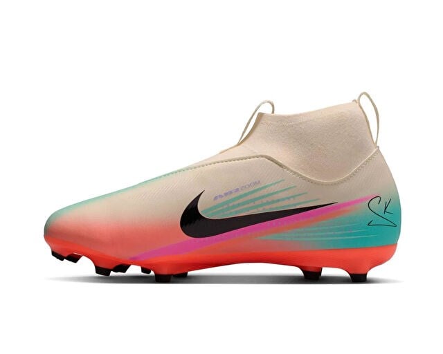 NIKE JR ZM MERCURIAL SUPERFLY 10 ACAD FGMG SK Genç Çoklu Çim Zemin Kramponu IB4439-100 Beyaz