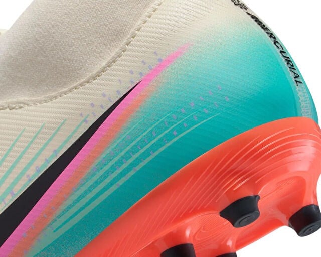 NIKE JR ZM MERCURIAL SUPERFLY 10 ACAD FGMG SK Genç Çoklu Çim Zemin Kramponu IB4439-100 Beyaz
