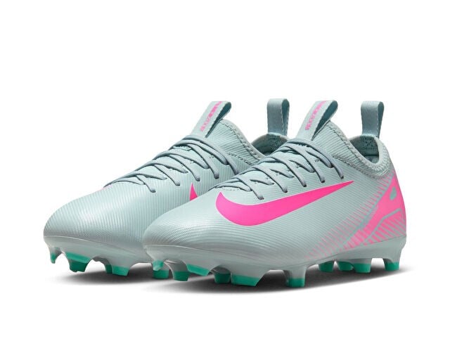 NIKE JR ZOOM VAPOR 16 ACADEMY FG/MG Genç Çim Zemin Kramponu FQ8392-301 Mavi