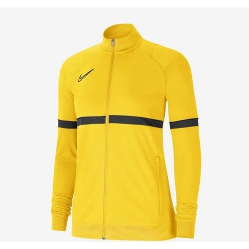 Nike Kadın Ceket Sarı Düz Desenli Kapüşonlu Tasarım ile Enerjik Stil Sunuyor