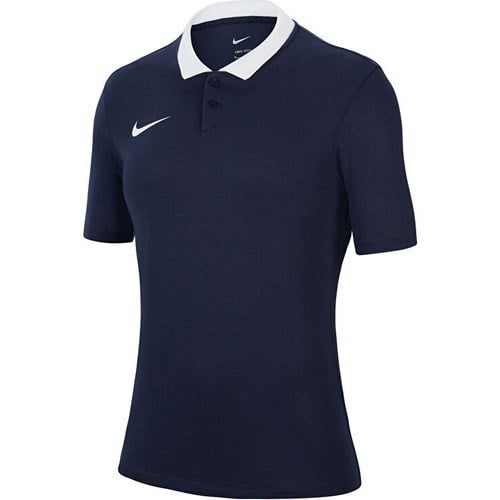 Nike Kadın Futbol Antrenman Polo Tişörtü W Nk Df PARK20 Polo Ss Lacivert