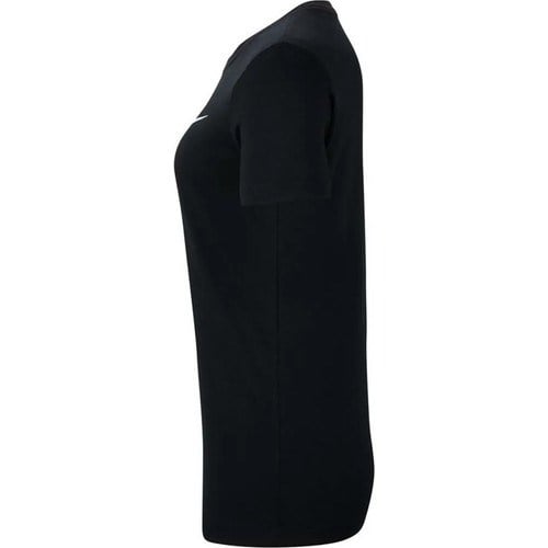 Nike Kadın T-Shirt Dri-Fit Park Günlük Kullanım için Rahat Kesim Siyah Renkli Tasarım CW6967-010