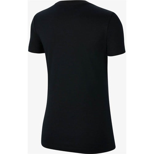 Nike Kadın T-Shirt Dri-Fit Park Günlük Kullanım için Rahat Kesim Siyah Renkli Tasarım CW6967-010