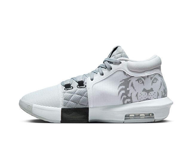 NIKE LEBRON WITNESS 8 Unisex Basketbol Ayakkabısı FB2239-100 Gri