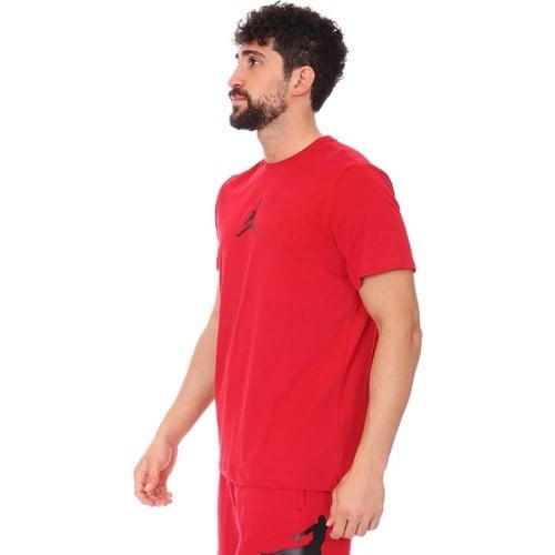 Nike M J Jumpman Df Ss Crew Erkek Kırmızı T-shirt - CW5190-687