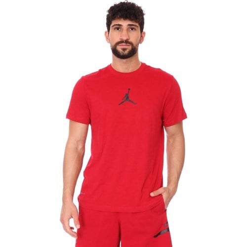 Nike M J Jumpman Df Ss Crew Erkek Kırmızı T-shirt - CW5190-687