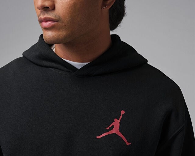 NIKE M J JUMPMAN FLC PO 2 Erkek Günlük Sweatshirt IR0333-010 Siyah