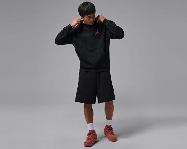 NIKE M J JUMPMAN FLC PO 2 Erkek Günlük Sweatshirt IR0333-010 Siyah