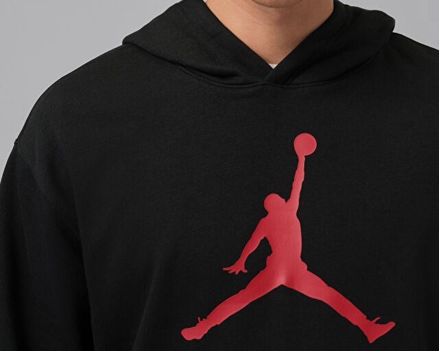 NIKE M JORDAN JUMPMAN FLC HBR PO 2 Erkek Günlük Sweatshirt IR0561-010 Siyah