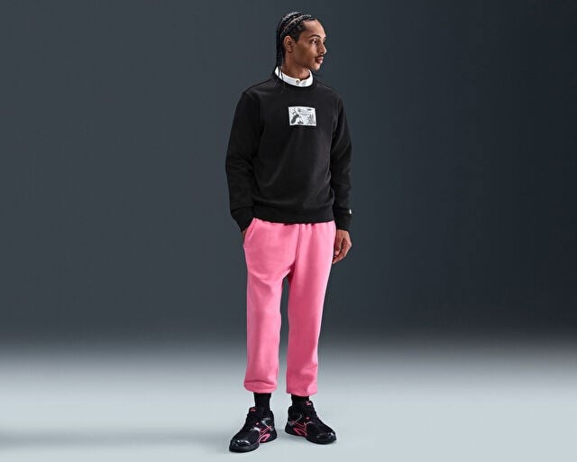 NIKE M NK CLUB BB CRW REISSUE Erkek Günlük Sweatshirt HV1244-010 Siyah