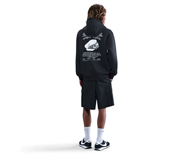 NIKE M NK CLUB BB HDY RUN REISSUE Erkek Günlük Sweatshirt HV1216-010 Siyah