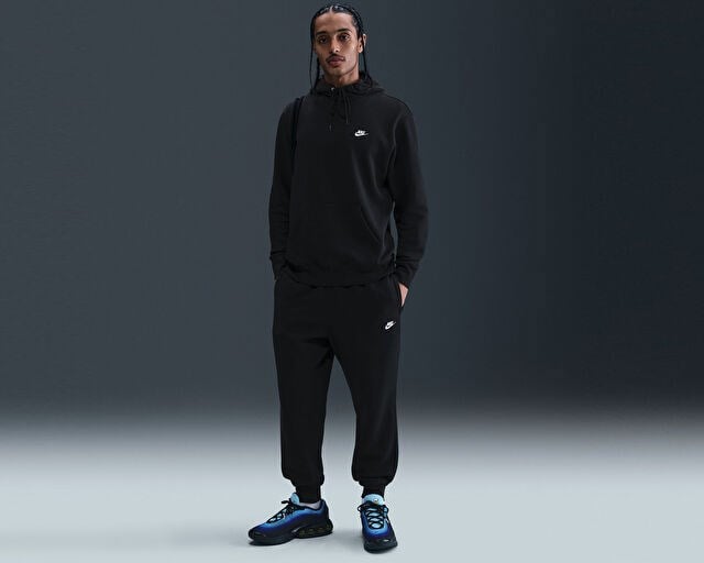 NIKE M NK CLUB BB PO HOODIE Erkek Günlük Sweatshirts FN3859-010 Siyah