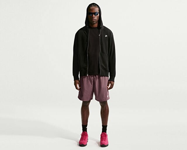 NIKE M NK CLUB FT FZ HDY FUTBOL Erkek Günlük Ceket IF0676-010 Siyah