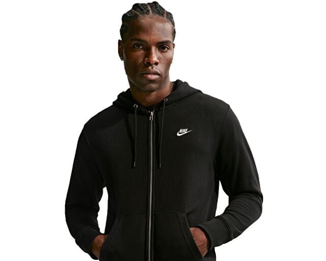 NIKE M NK CLUB FT FZ HDY FUTBOL Erkek Günlük Ceket IF0676-010 Siyah
