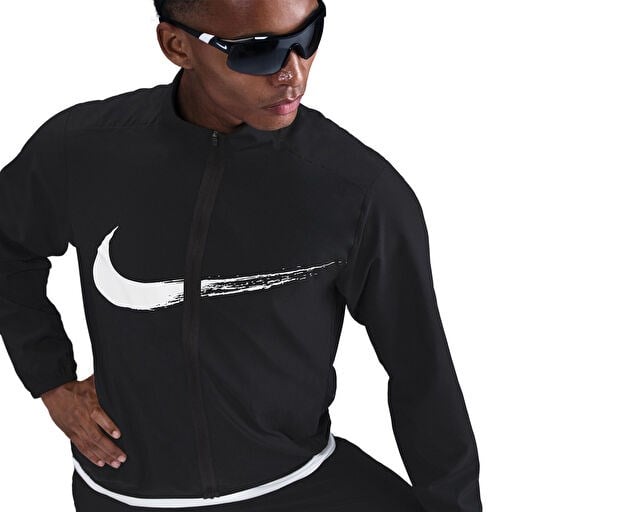 NIKE M NK DF FORM JKT GFX Erkek Antrenman Ceketi HV0394-010 Siyah