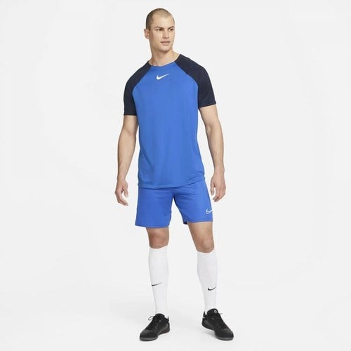 Nike M Nk Df Strk Ss Top K DH9225-463 Mavi Erkek Antrenman Tişörtü
