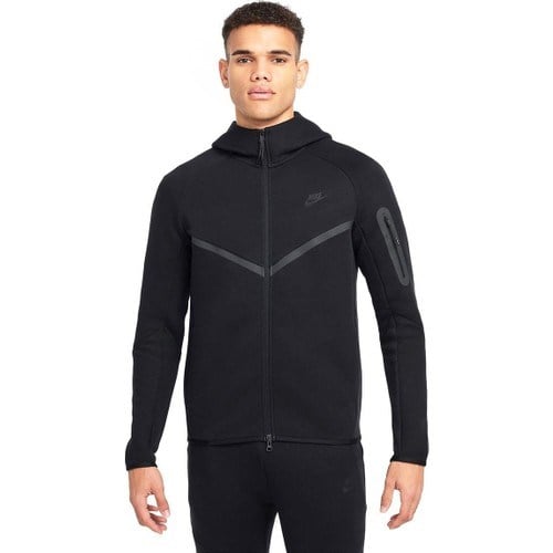 Nike M Nk Tch Flc Fz Wr Erkek Siyah Sweatshirts HV0949-010