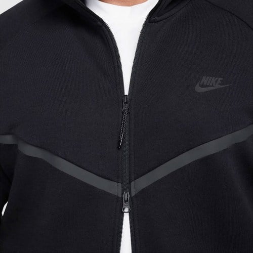 Nike M Nk Tch Flc Fz Wr Erkek Siyah Sweatshirts HV0949-010