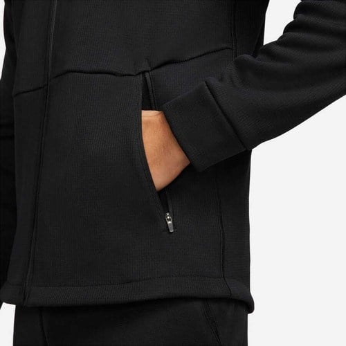 Nike M Np Tf Thrma Sphr Jkt Hd Fz Siyah Erkek Sweatshirt