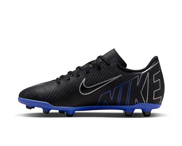 NIKE MERCURIAL JR VAPOR 15 CLUB FG/MG Genç Çoklu Çim Zemin Kramponu DJ5958-040 Siyah