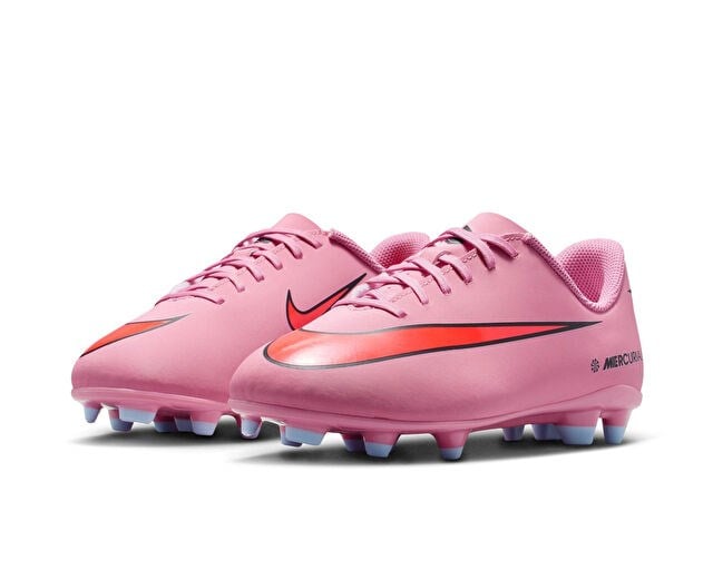 NIKE MERCURIAL JR VAPOR 16 CLUB FG/MG Genç Çoklu Çim Zemin Kramponu FQ8286-600 Kırmızı
