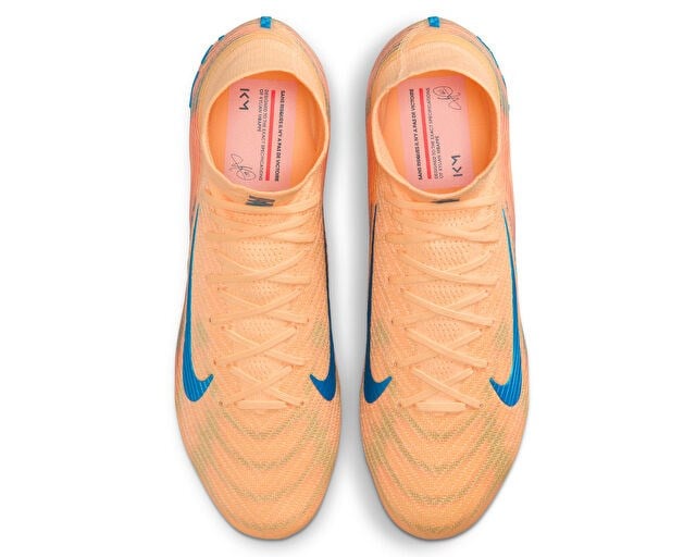 NIKE MERCURIAL SUPERFLY 10 ELITE KM FG Erkek Çim Zemin Kramponu FQ8692-801 Turuncu