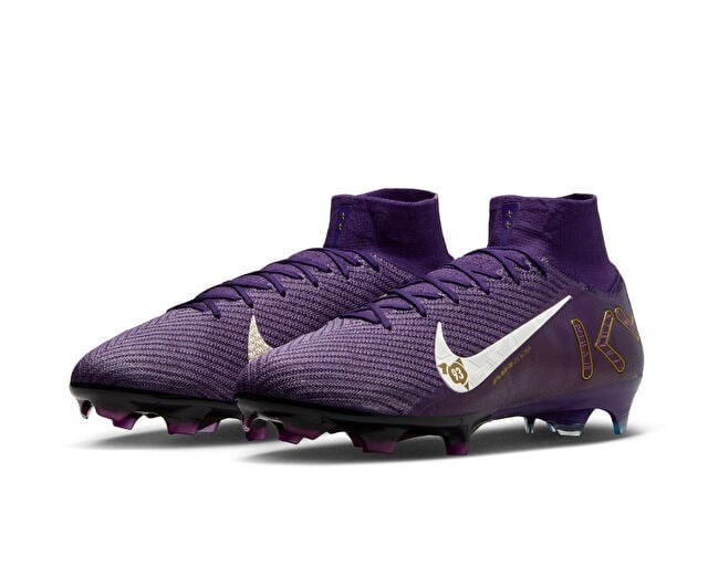 NIKE Mercurial ZM SUPERFLY 10 ELITE KM FG Erkek Çim Zemin Kramponu FQ8692-500 Mor