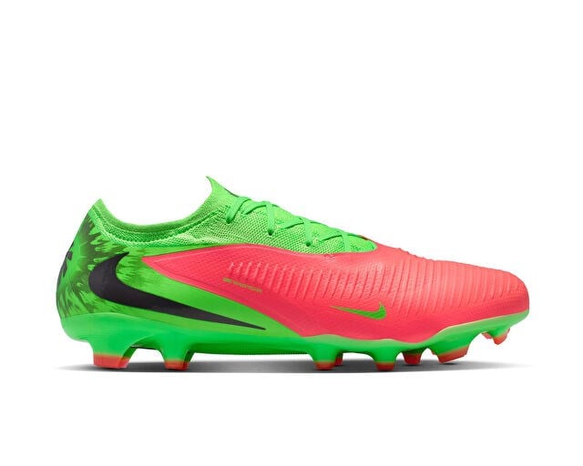 NIKE PHANTOM 6 LOW PRO FG EH Erkek Çim Zemin Kramponu IB3094-603 Kırmızı
