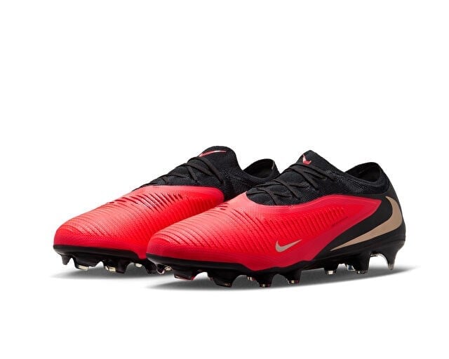 NIKE PHANTOM 6 LOW PRO FG Erkek Çim Zemin Kramponu HJ4122-600 Kırmızı